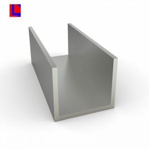 Hete verkoop aluminium aluminium extrusie u kanaal