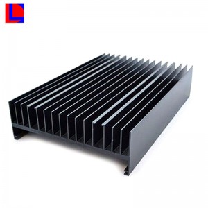 Hoogwaardige aluminium extrusie aluminium koellichaam / radiator